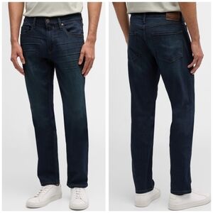 PAIGE Men's Transcend Denim Federal Slim Straight Jeans in Cellar Dark Wash 31
